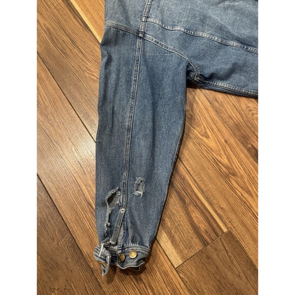 Vintage 90s U.S. Blues Traditional Blue Jean Denim Jacket Size L (SEE PICS!) - Picture 5 of 8